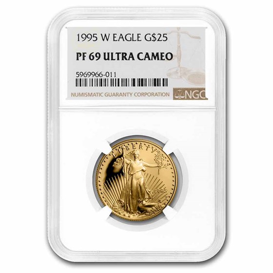 1995-W 1/2 oz Proof Gold American Eagle PF-69 NGC 1995-W 1/2 oz Proof Gold American Eagle PF-69 NGC